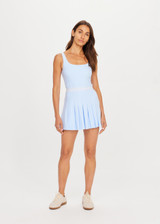 PEACHED LUCETTE DRESS - BLUE [USW926001]