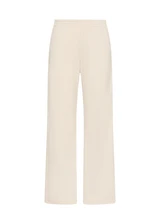 THE UPSIDE women's cream Navar Marnie Wide Leg Pant is a high-rise wide leg fit in our castilla "TU" design and features an elasticated waistband and side seam pockets. Made for everyday wear.