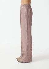 THE UPSIDE women's check Palacio Marnie Wide Leg Pant is high-rise with an elasticated waistband, pinstitch detail and side seam pockets. Made for lifestyle.