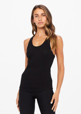 FRANKIE RIB TANK - BLACK [USW020044]