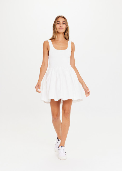 MATCHPOINT GRACIE MINI DRESS - WHITE [USW123119]