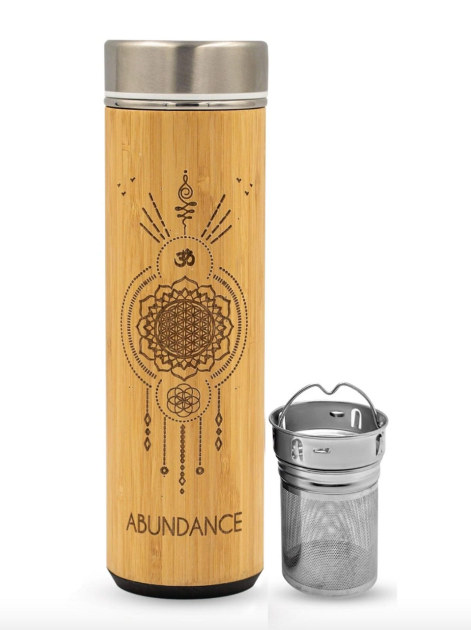 Abundance 17.9oz Bamboo Tumbler by Bhavana Bottle