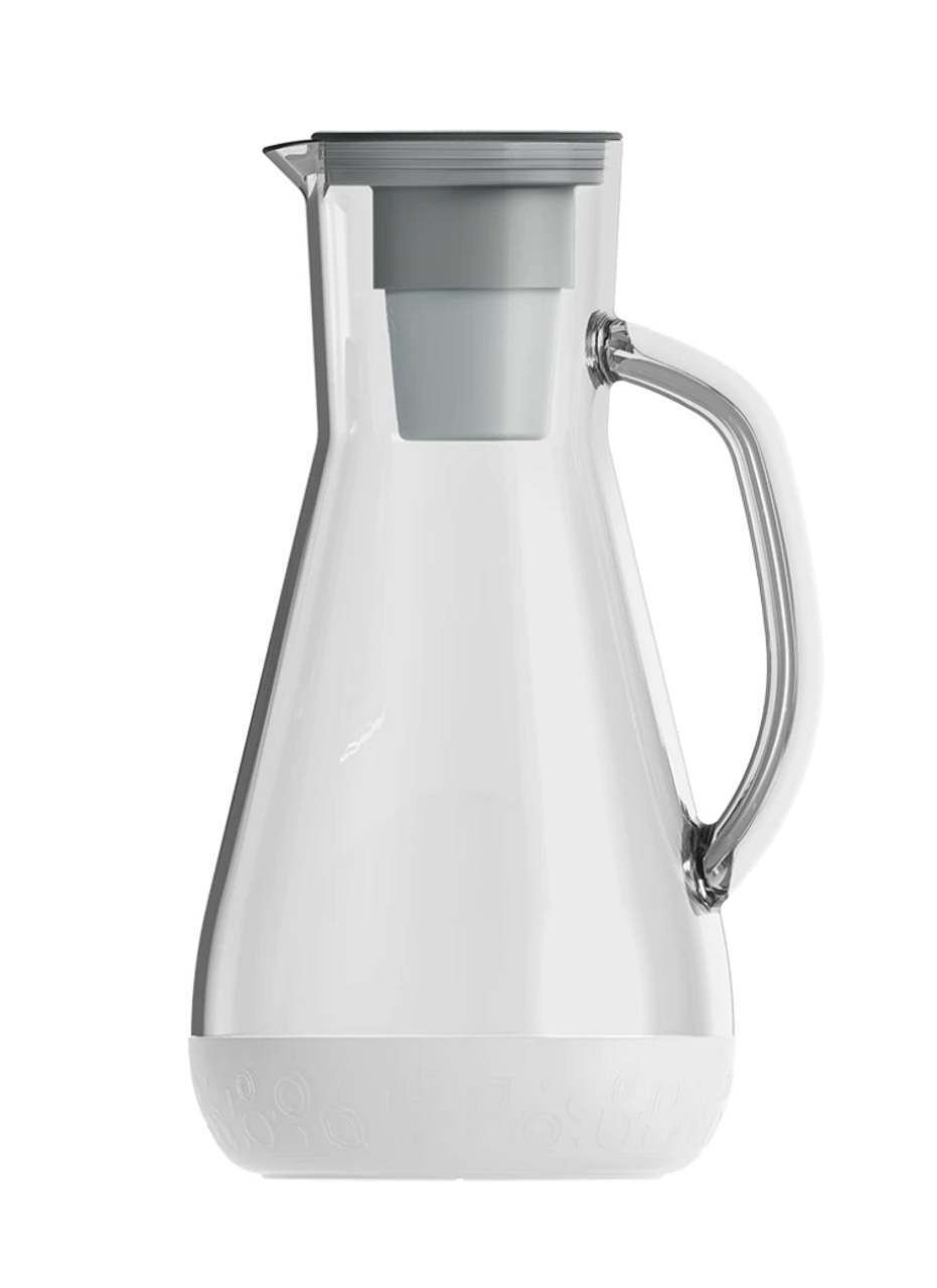 Lav Fonte Glass Water Pitcher with Lid, 40 oz