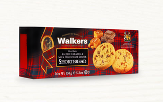 Walkers Salted Caramel & Milk Chocolate Chunk Shortbread