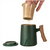 15oz Zen Wood Handle Porcelain Tea Mugs with Lid and Infuser-Green by Urban Tokyo 15oz Zen Wood Handle Porcelain Tea Mugs with Lid and Infuser-Green by Urban Tokyo