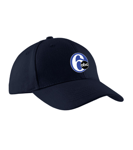 6abc Adult Adjustable Baseball Hat- Navy