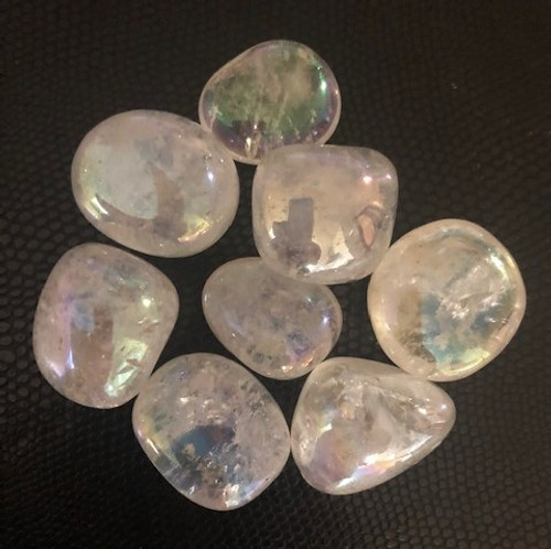 Opal (Angel)  Aura Tumbled Stone