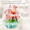 3D Pop-Up Card - Flamingos Spinning Pirouette Card - Luxury Greetings Card For Her, For Birthday, For Mother's Day