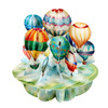 3D Pop-Up Card - Hot Air Balloons Spinning Pirouette Card - Luxury  Greetings Card For Kids, For Him, For Her, For Birthday, For Father's Day