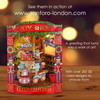 3D Pop-Up Christmas Card - Christmas Toy Shop Swing Card - Luxury Holiday Card for Family, for Kids, for Him, for Her, for Someone Special