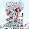 3D Pop-Up Card Happy Birthday Swing Card - Luxury Birthday Card, For her, Mum, Someone Special