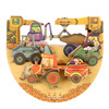 3D Pop-Up Card - Tractors and Diggers Pop n' Rock Card - Luxury Greetings Card For Kids, For Him, For Birthday