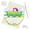 3D Pop-Up Card - Dinosaurs Pop n' Rock Card - Luxury Greetings Card For Kids, For Him, For Birthday