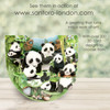 3D Pop-Up Card - Pandas Pop n' Rock Card - Luxury Greetings Card For Kids, For Him, For Her, For Birthday