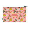 Bangoberry - Flat Pencil Case with Pocket - Piggy Pig:7661