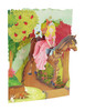 3D Pop-Up Card Princess On A Horse Swing Card - Luxury Greetings Card for Kids, For Her, For Girls, For Birthday