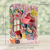 Swing Cards - Florist And Flower Cart
