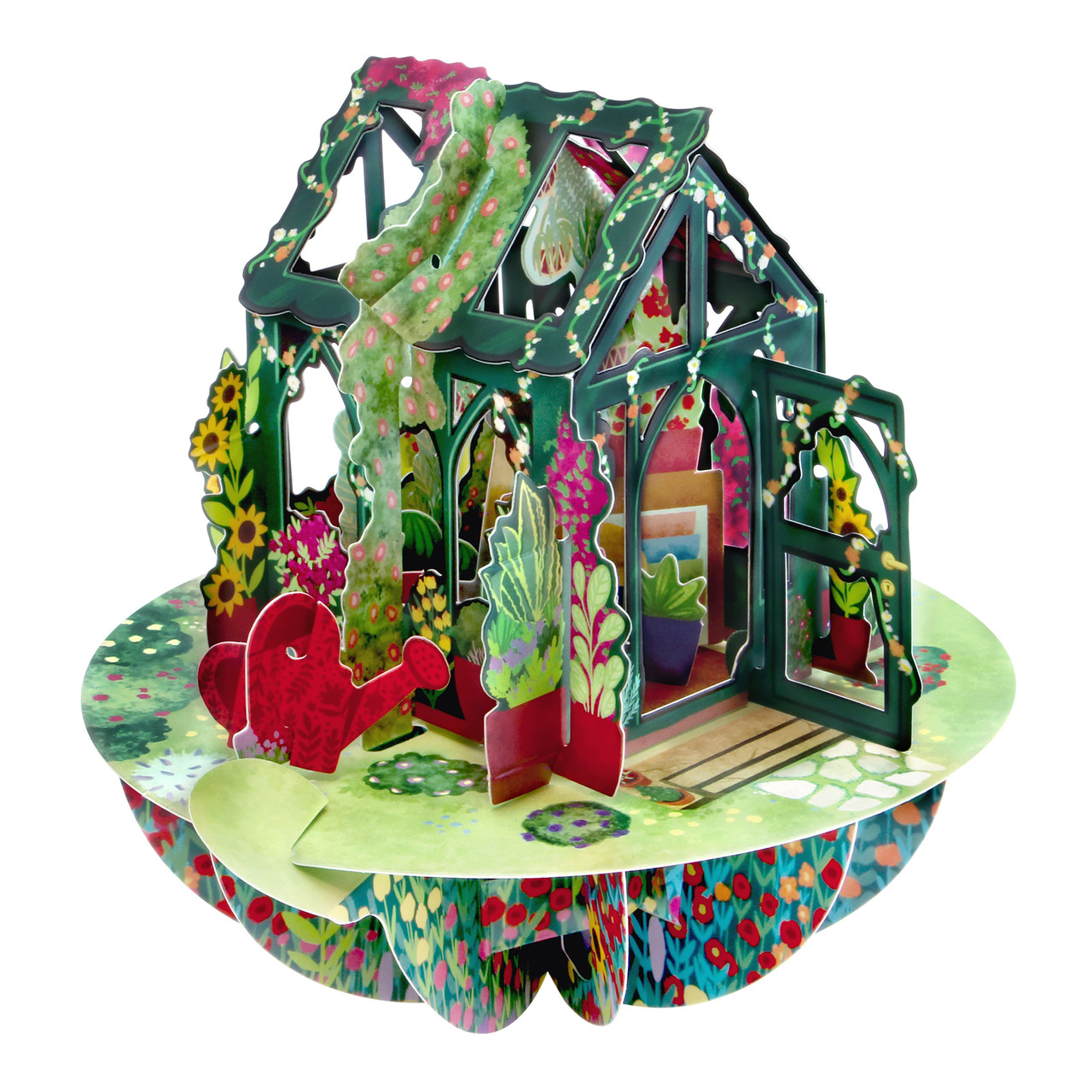 Santoro 3D Pop-up Greetings Card - Secret Garden Spinning