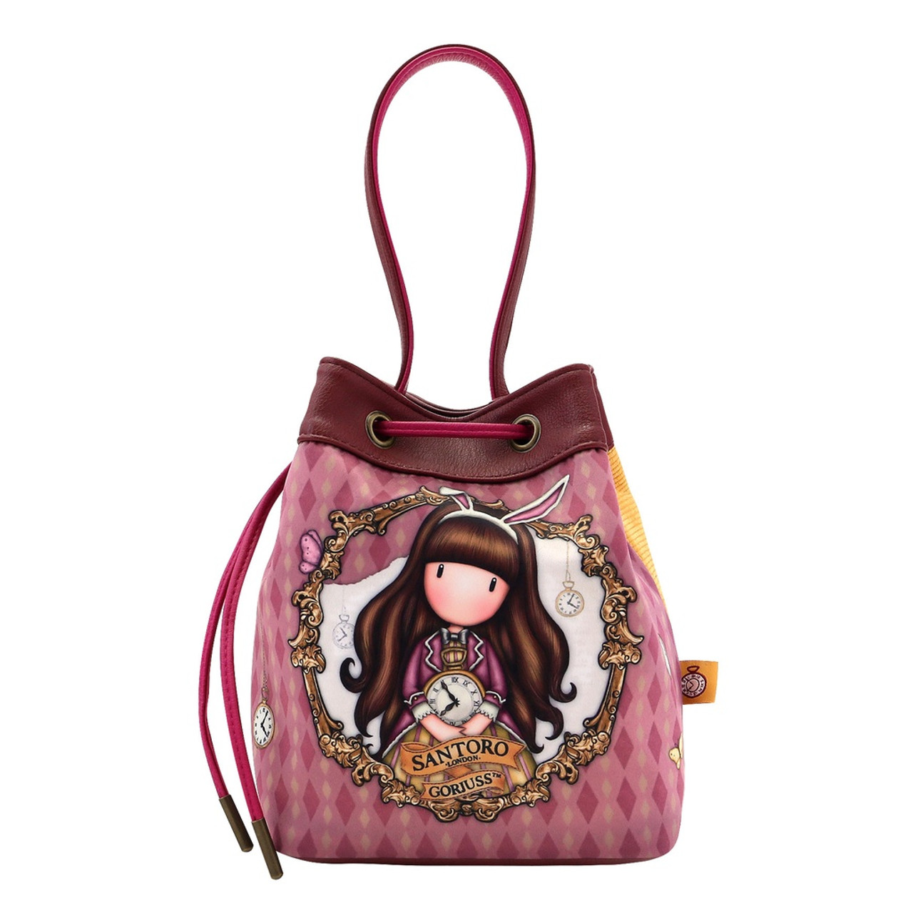 Primary School Graffiti Santoro Gorjuss Sugar Plum Fuchsia Trolley Bag |  The Library