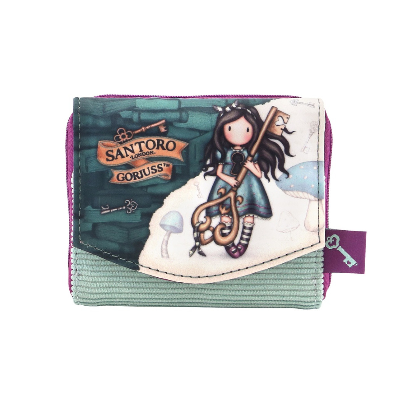 Gorjuss Through The Looking Glass Curiosity Wallet with card