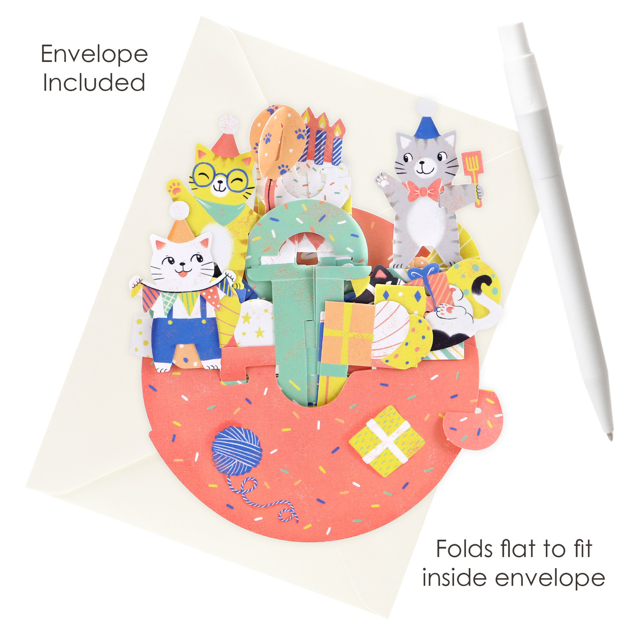 Pirouettes Card Birthday Cats Santoro London pirouettes-card-birthday-cats-santoro-london