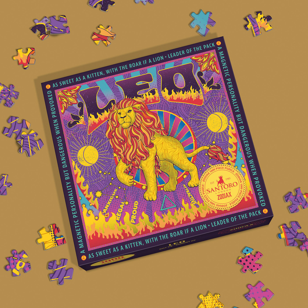 Zodiax - Puzzle - Leo - Santoro London