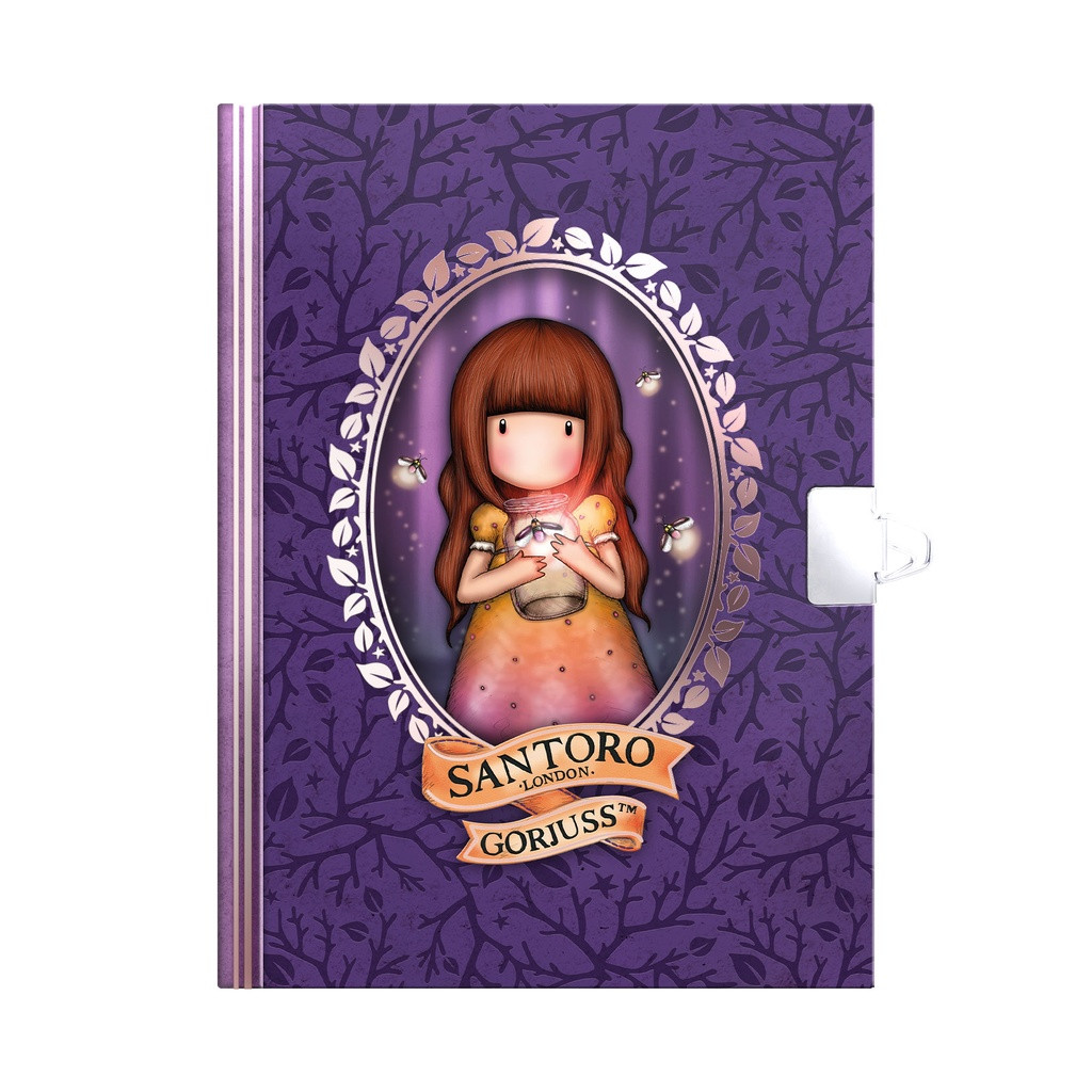 Gorjuss - Lockable Notebook Gift Set - Firefly Dawn - Santoro London