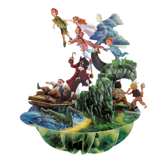 3D Pop-Up Card - Peter Pan Pirouette Card - Luxury Greetings Card For Kids, For  Girls, For Boys, For Birthday