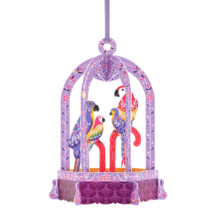 Chandeliers Cards - Birdcage - Macaws