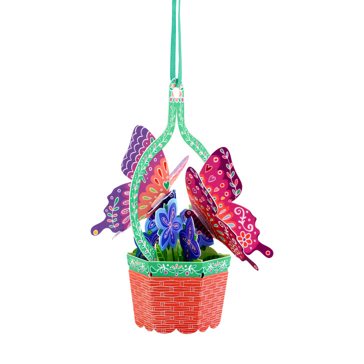 Chandeliers Cards - Butterfly Basket - Violets