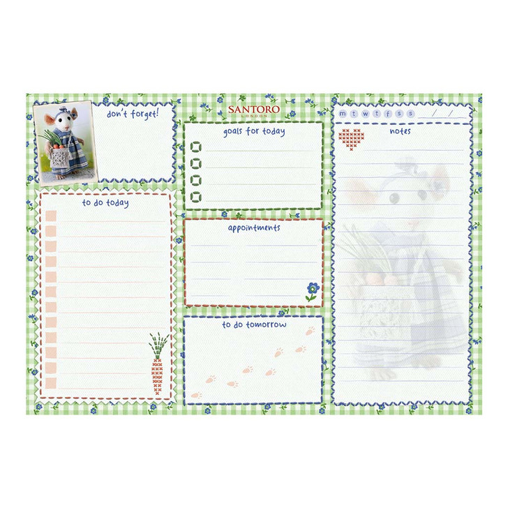 Tiny Squee Mousies Daily Planner - Note making, diary, cute animals