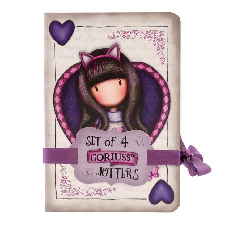 Gorjuss Set of Jotters Through The Looking Glass - notebooks, perfect for school note making. Great gift for her.