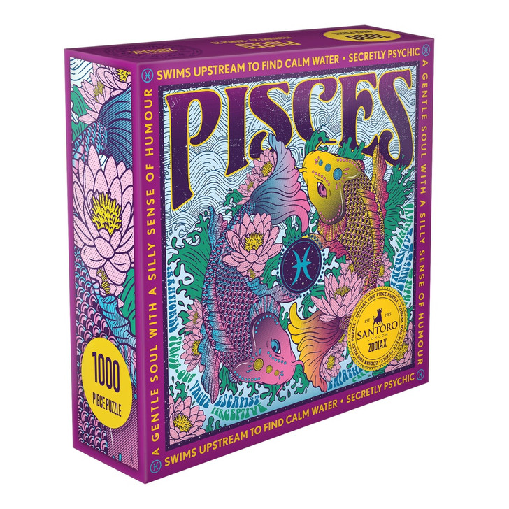「PEDROサイン入り」zoozoosea Zodiax - Puzzle - Pisces - Santoro London