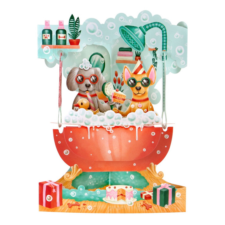 Swing Cards - Doggy Bath Time