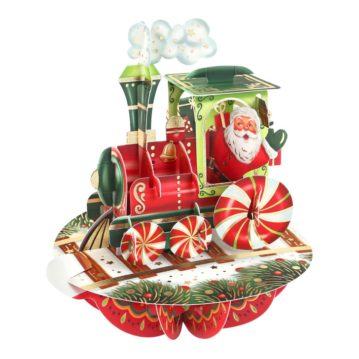 Pirouettes Card - Christmas Train