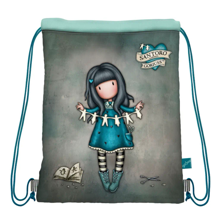 Gorjuss - Drawstring Bag - I Found My Family in a Book