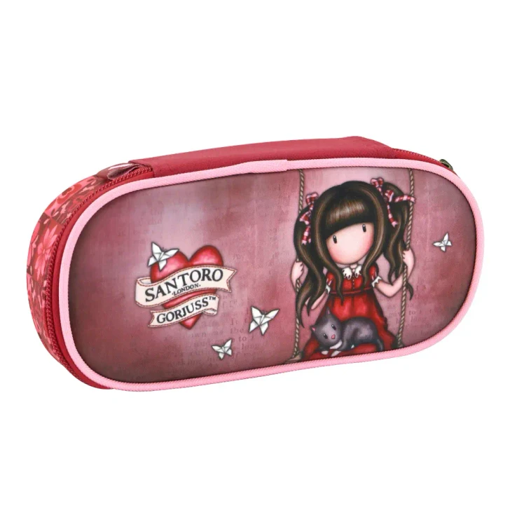 Gorjuss - Zip Around Pencil Case - Ruby