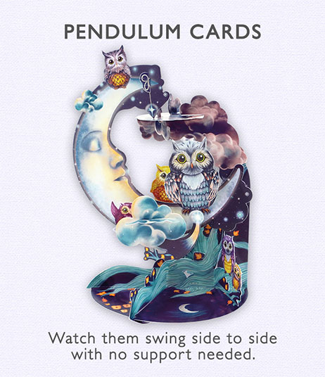 Santoro 3D Pop Up Pendulum Cards 