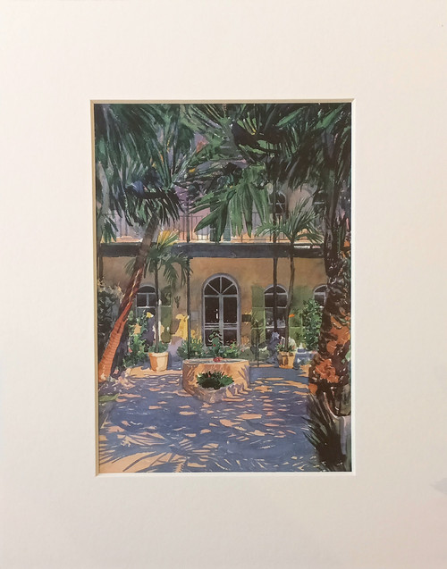 The Hemingway House V, Key West, Print 8"x10" ES