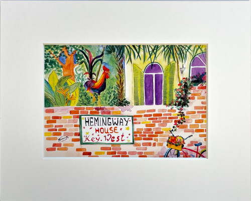 Hemingway House, Key West, Print 8"x10" EMW