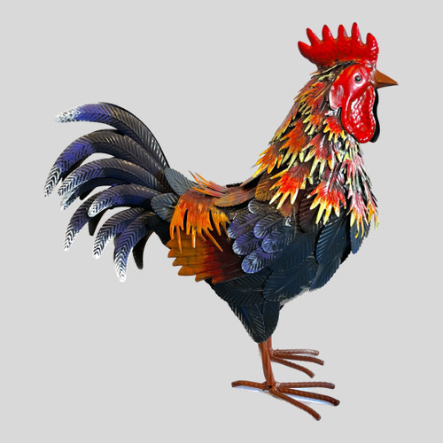 Alex: 17 inch Metal Rooster