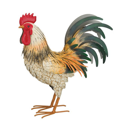 Ben: 18 inch metal rooster