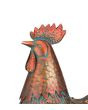 Crafted from durable metal and finished in a classic Chris patina finish, this stunning Rooster shimmers in shades of cooper and teal. With intricate detailing and a stylized metallic finish this Rooster will serve as stunning home accent.

Dimensions
 
15.25"x7.5"x19.5"
Material
 
Metal
Beautiful Copper-green patina finish
Life-like size
Intricate metalwork
Weather & fade resistant paint
Indoor/outdoor