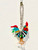 FRG Glass Ornament Rainbow Rooster 