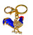 Rooster key chain Blue