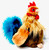 AU Rooster toy 10" 