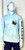 Funky Chicken Ice Blue UV Long sleeve Hoodie 