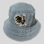 Logo Patch Jean Bucket Hat