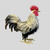 Brian: 13 inch Metal Rooster