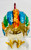 Key West Rainbow tail Rooster, Metal, Key West, Trinket Box #21